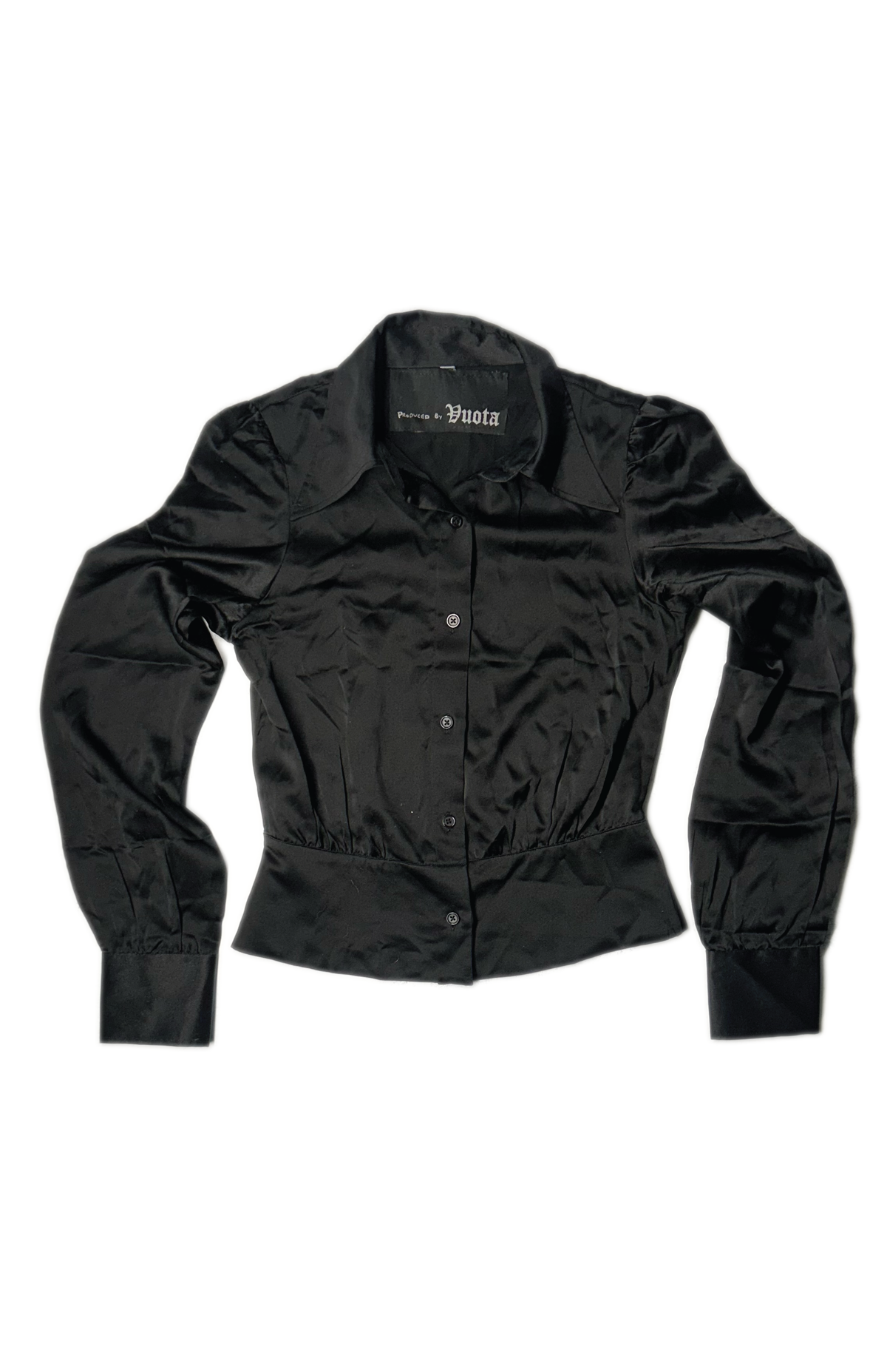 Silk spearpoint blouse